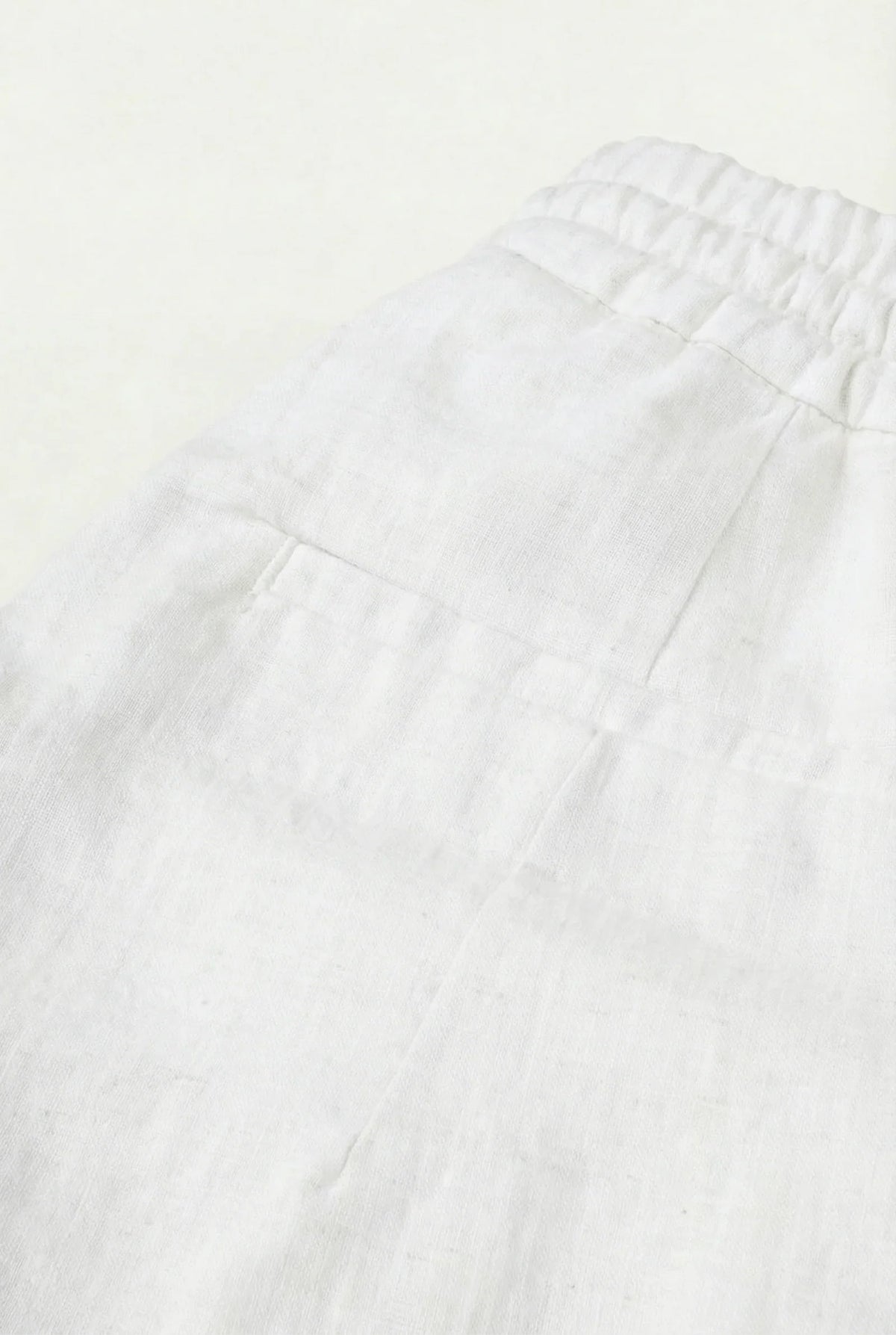Weiße Bayside-Shorts aus Leinen