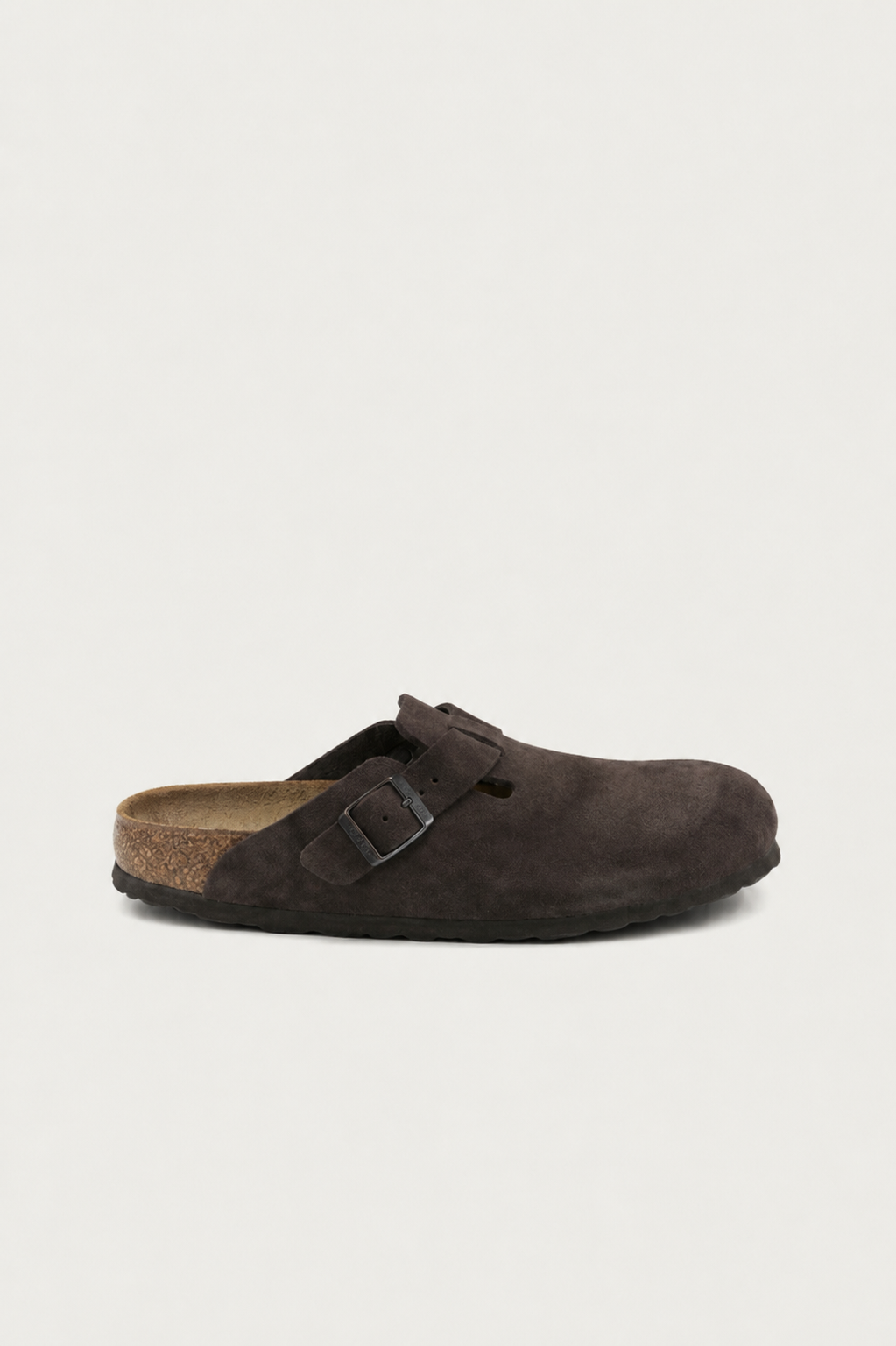 Montreux Wildlederpantolette Schokobraun