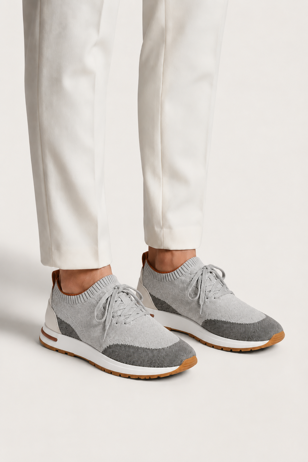 Selano Mesh-Slipper Grau