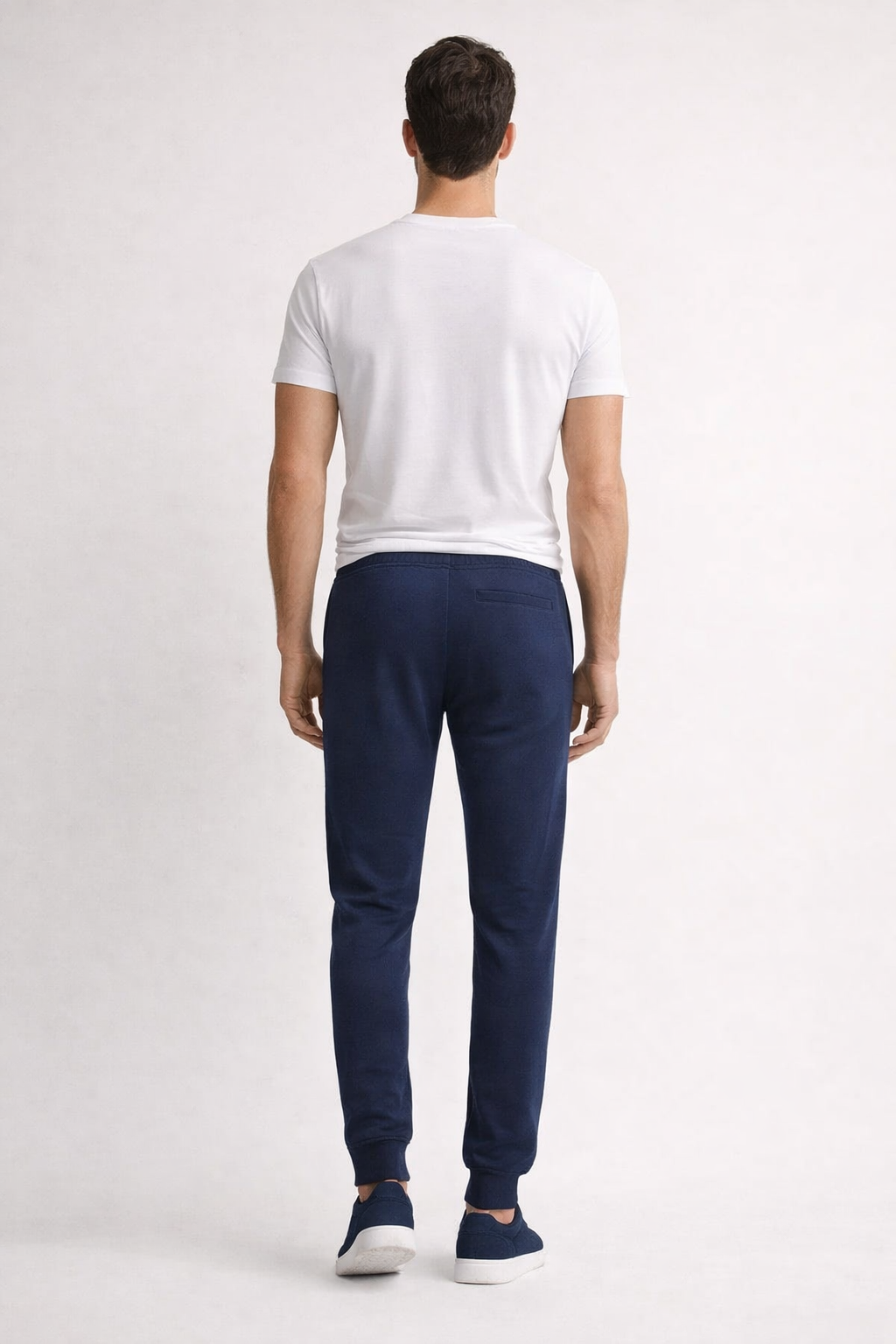 Contour Strick-Jogger Marineblau