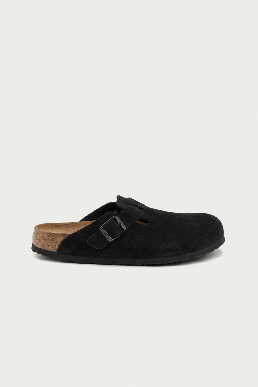Montreux Wildleder Clog Schwarz