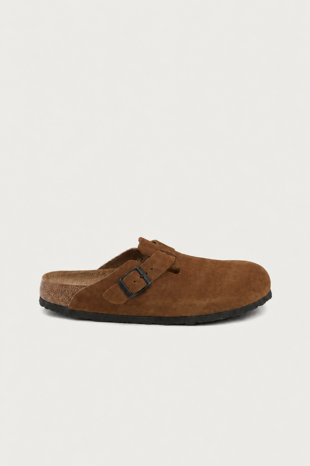 Montreux Suede Clog Hellbraun