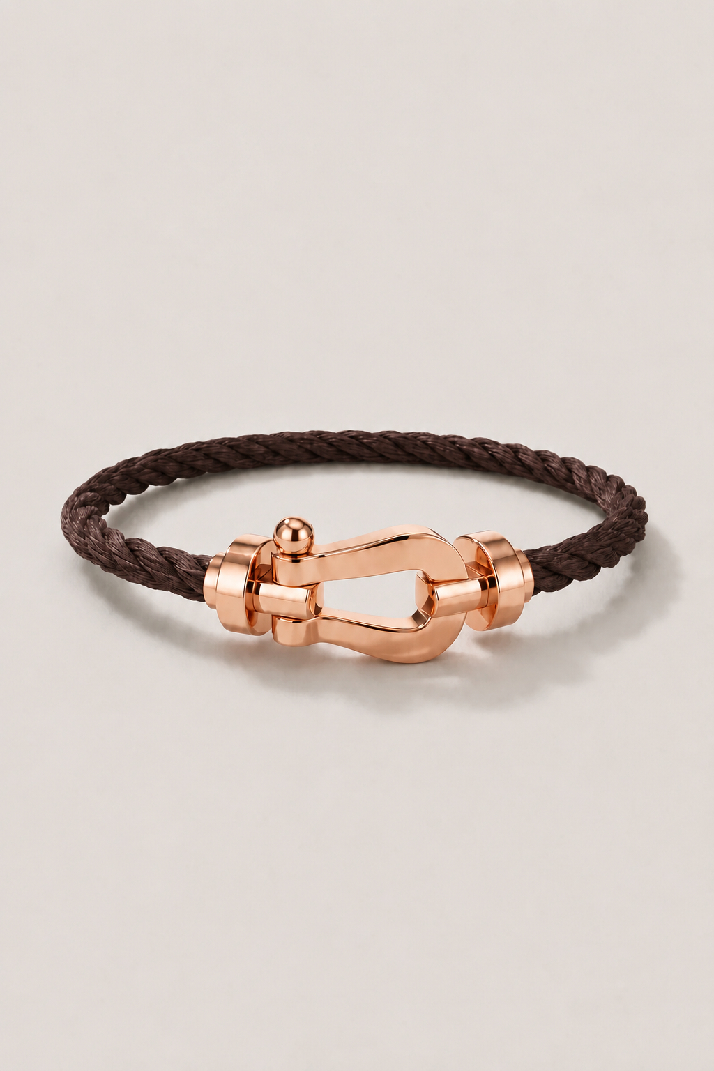 Aurelio Armband Dunkelbraun / Roségold