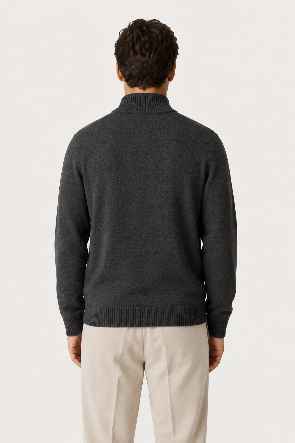 Strickjacke mit Knöpfen Dunkelgrau