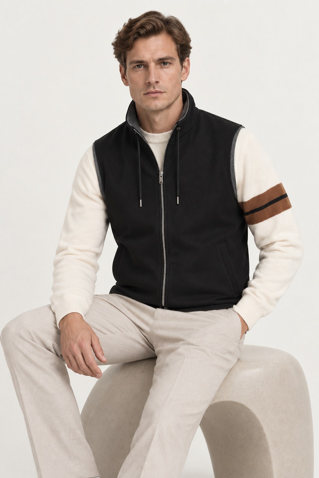 Valecour Reversible Vest Black