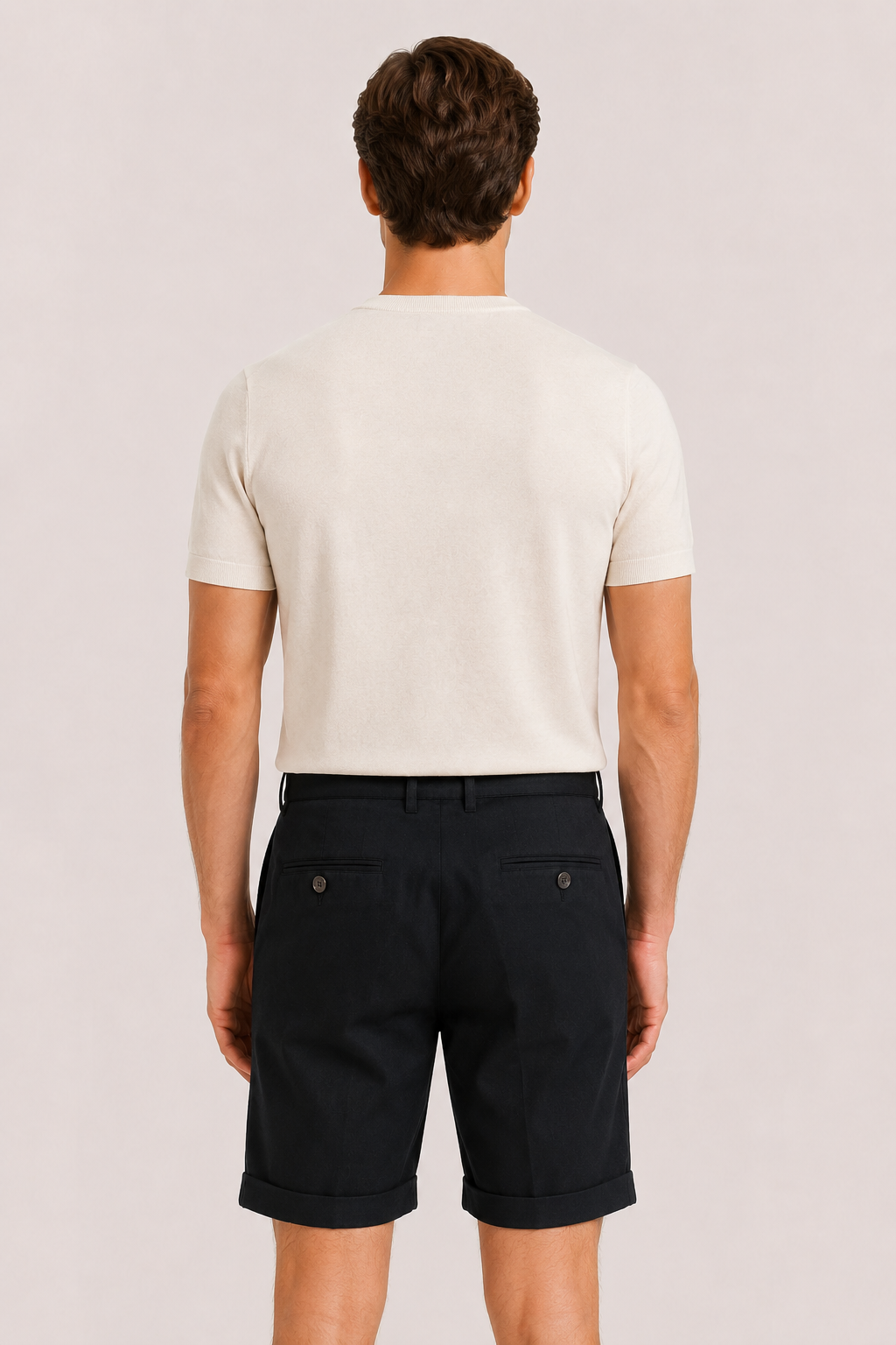 Caspian Cotton Shorts Schwarz