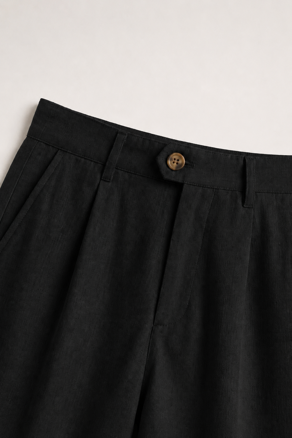 Caspian Cotton Shorts Schwarz