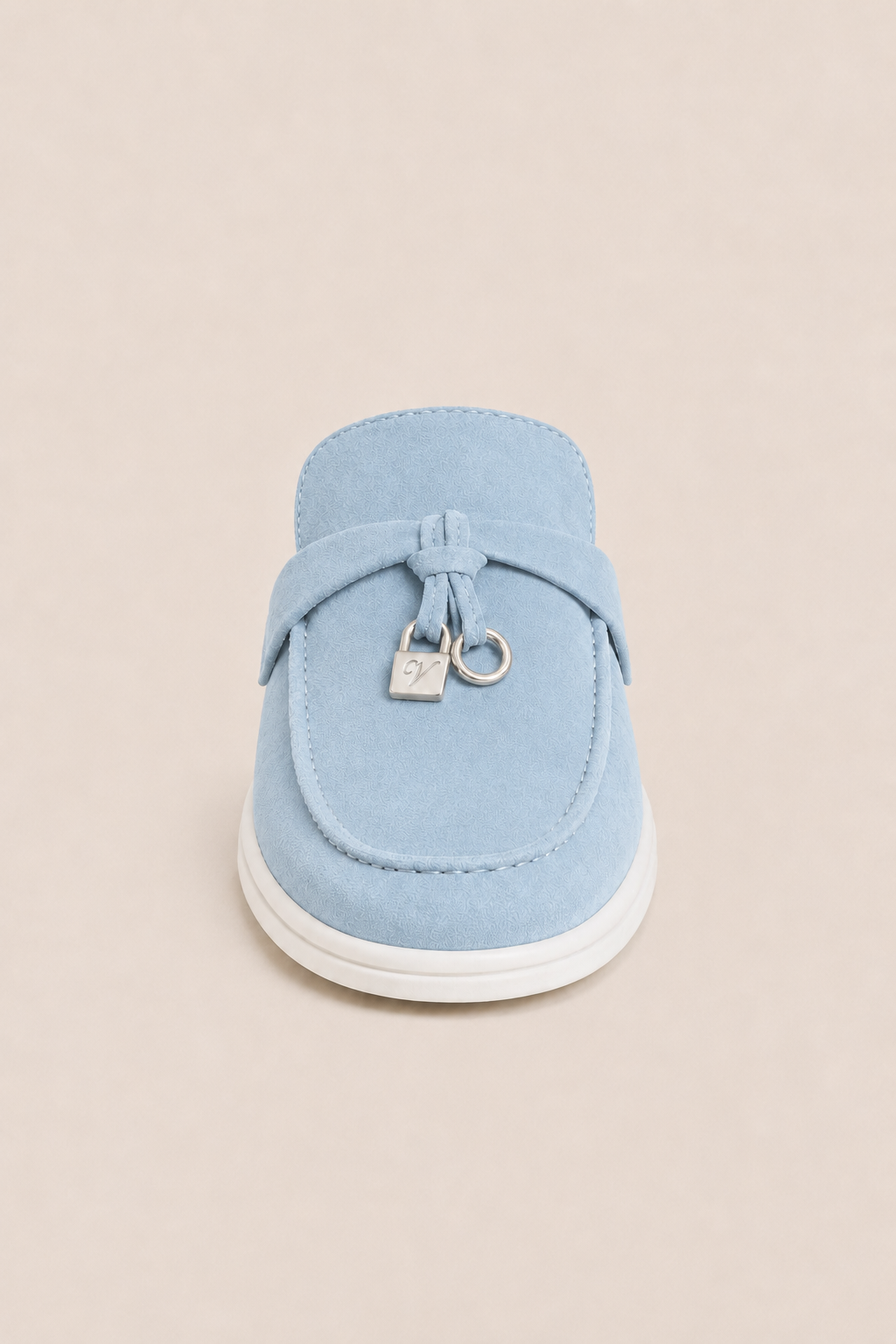 Ancestral Buckle Mule Hellblau