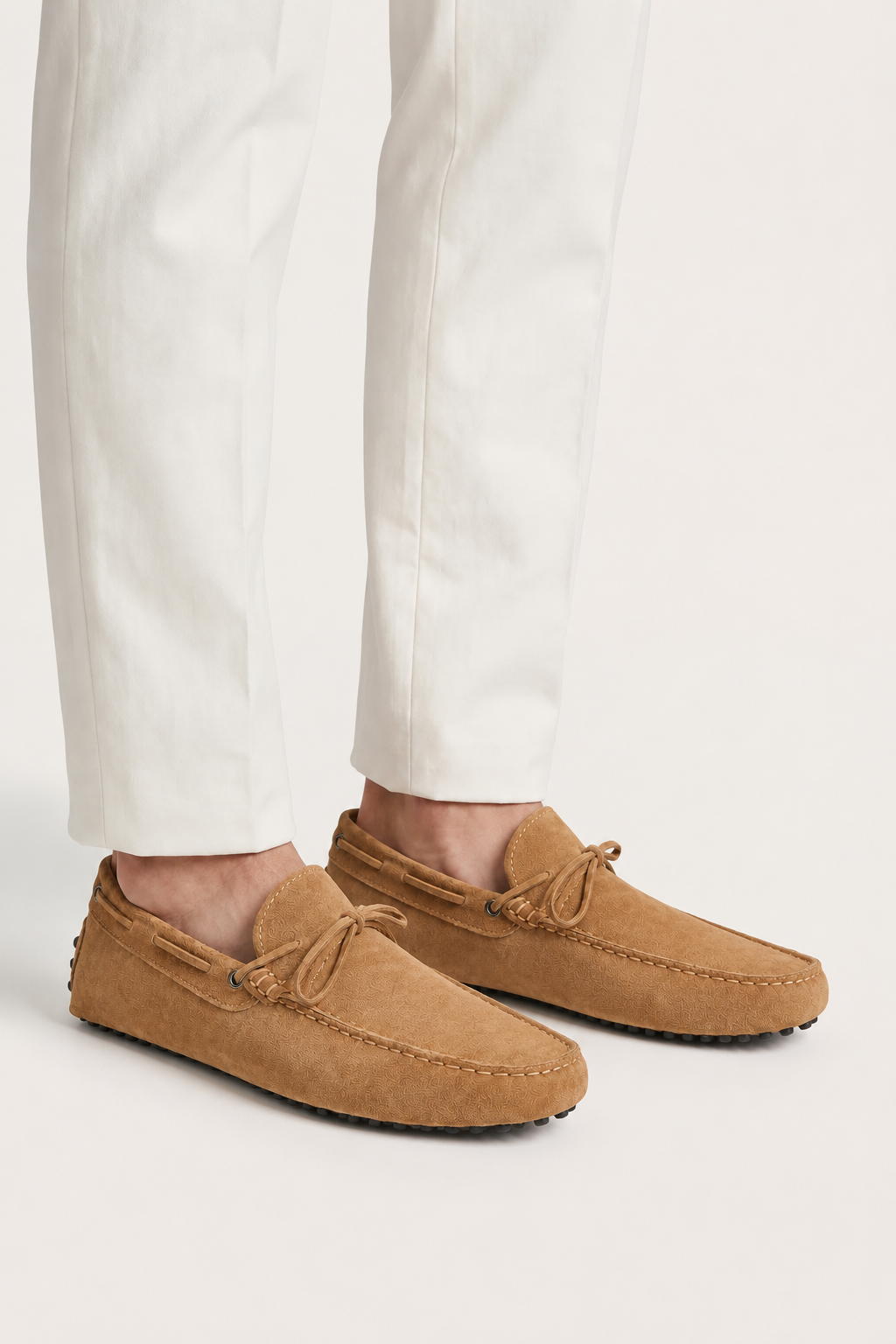 Capri Wildleder-Mokassin Beige