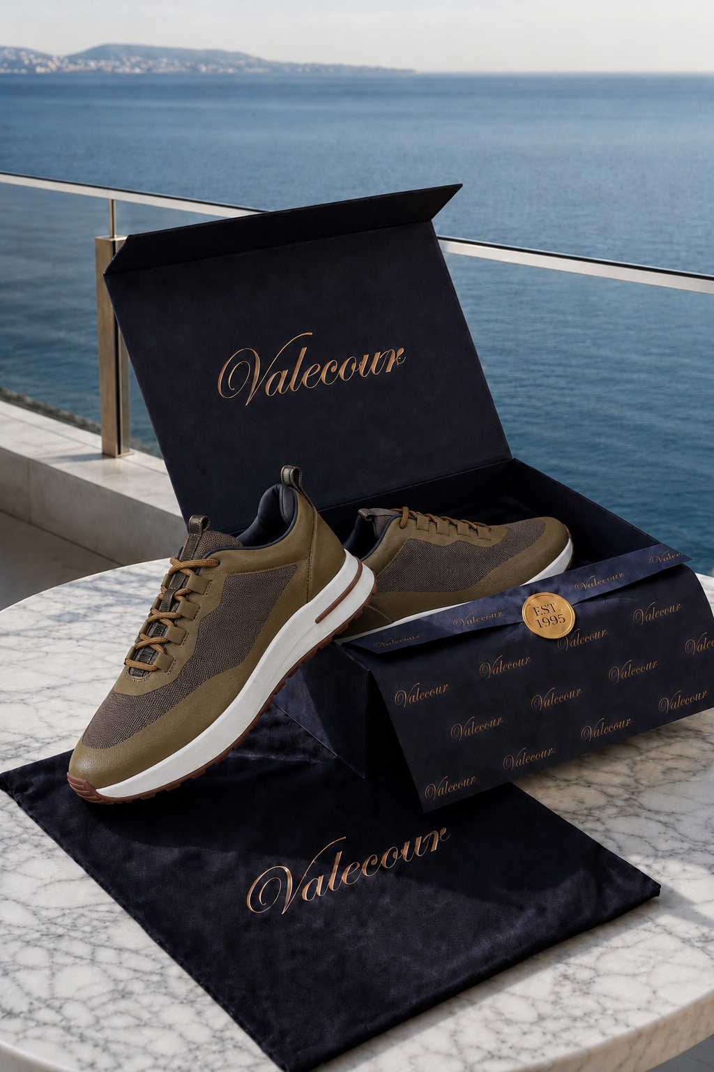 Sorrento Sneaker Olivbraun