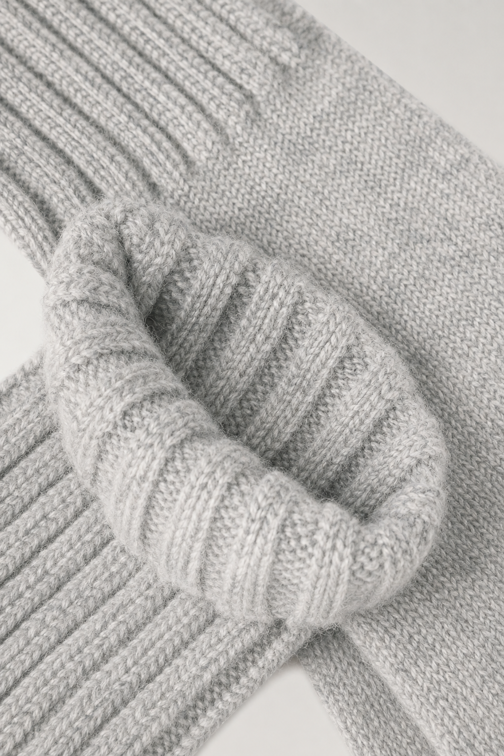 Cashmere Gloves Light Grey