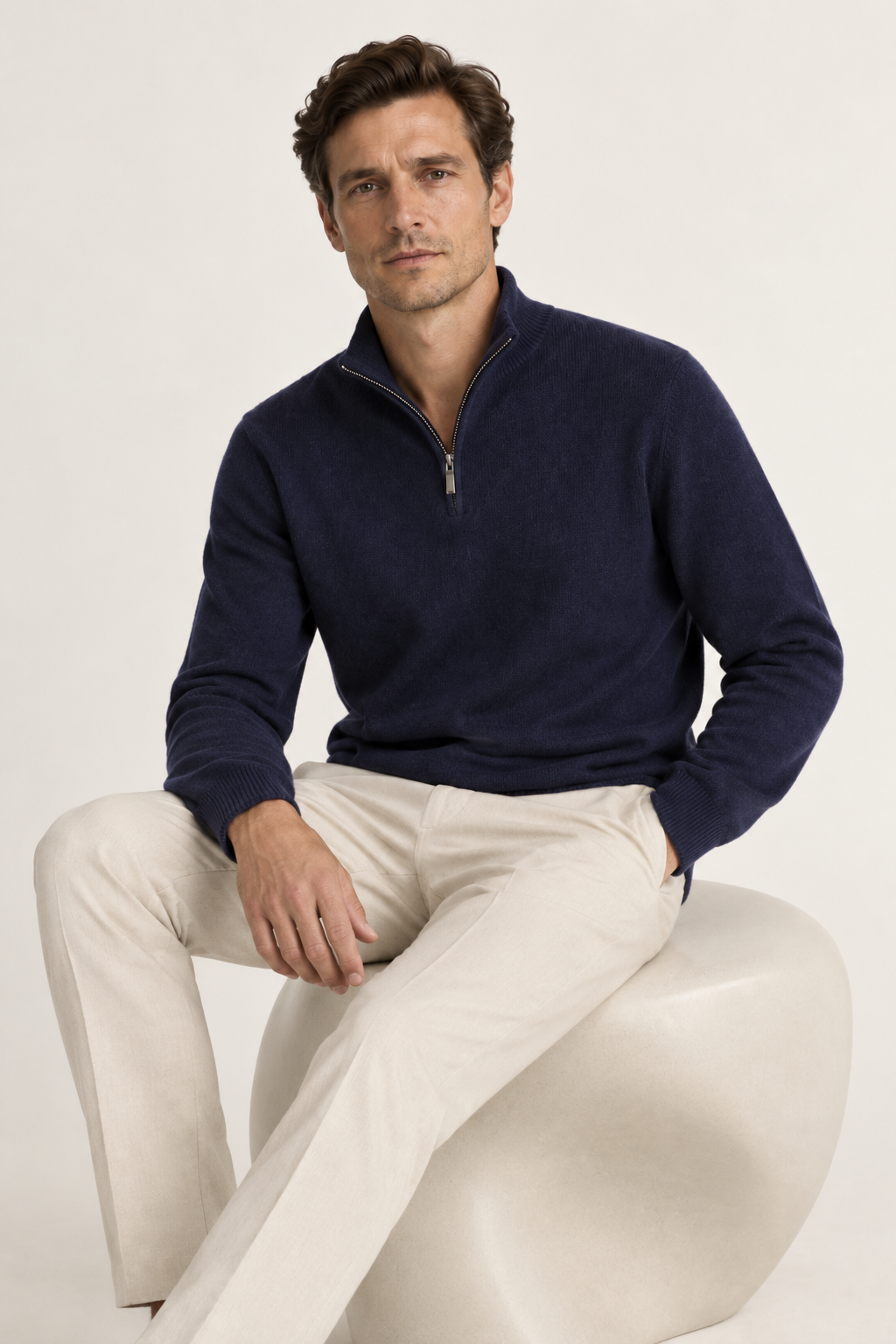 Seravio Quarter-Zip Navy