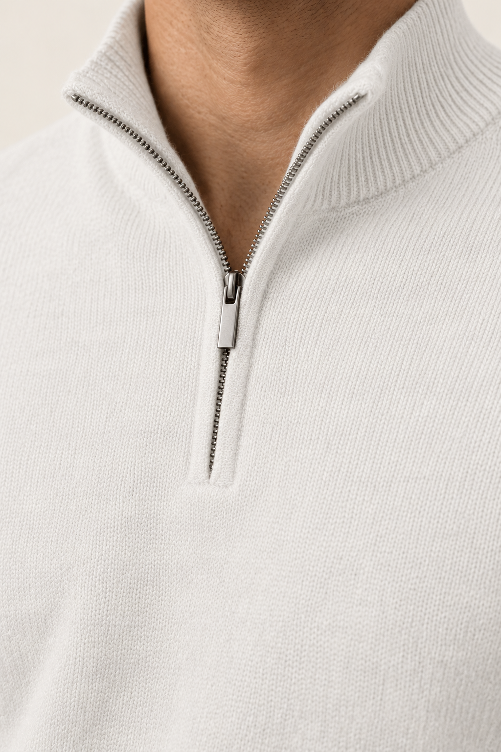 Seravio Quarter-Zip White