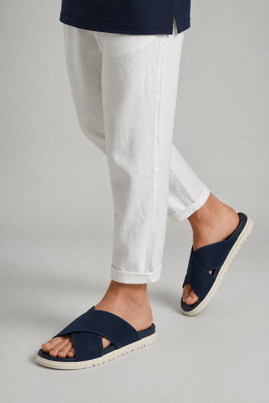 Valerio Slide Navy