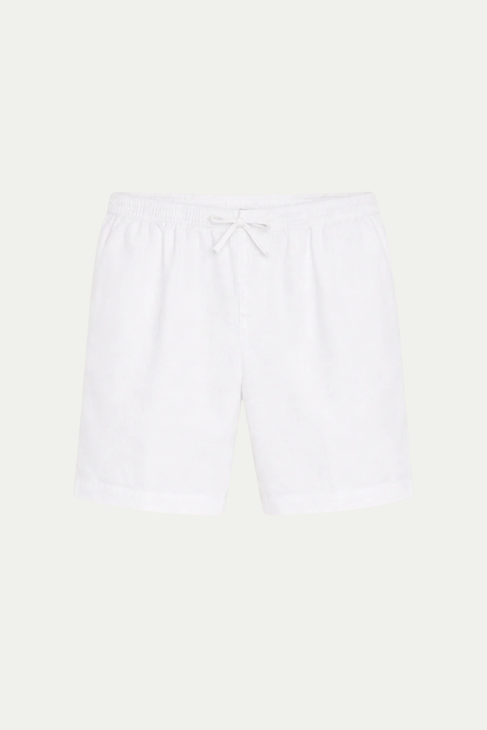 Weiße Bayside-Shorts aus Leinen