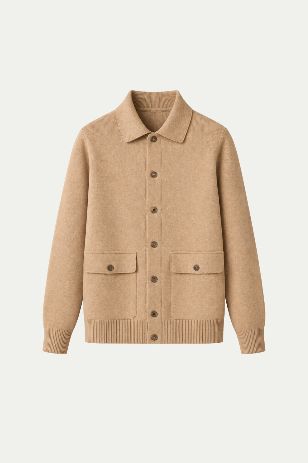 Valmont Button Knit Camel