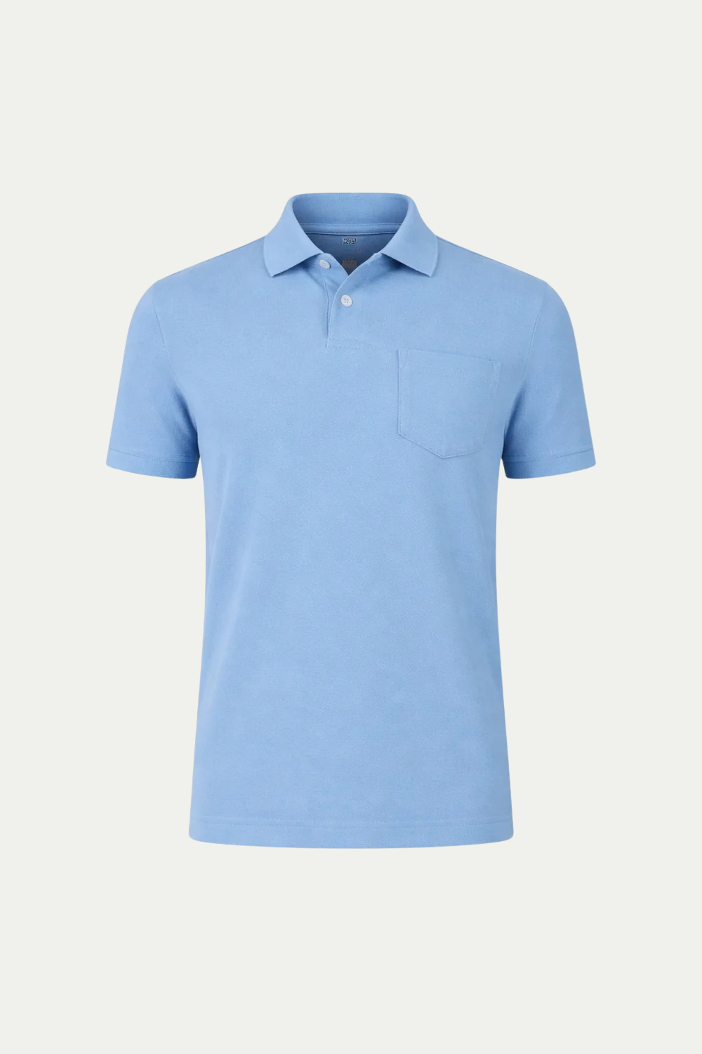 Riviera Frottee-Polo Hellblau