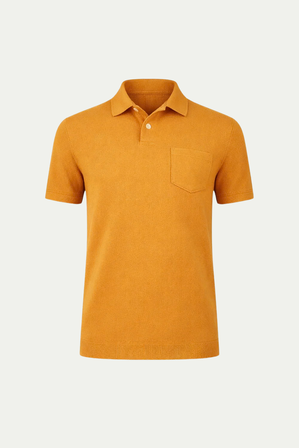 Riviera Frottee-Polo Ocker