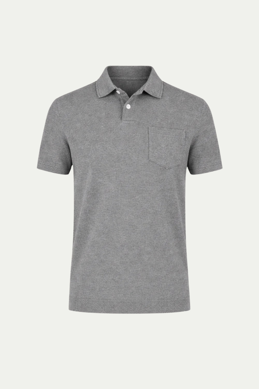 Riviera Frottee-Polo Grau