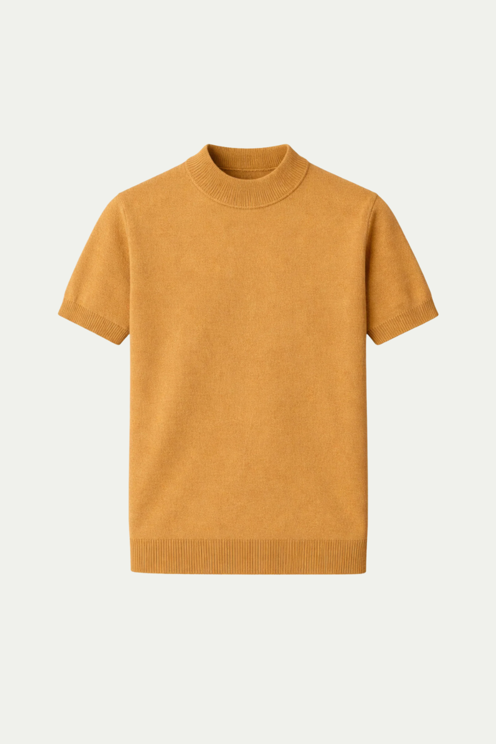Azure Strick-T-Shirt Camel