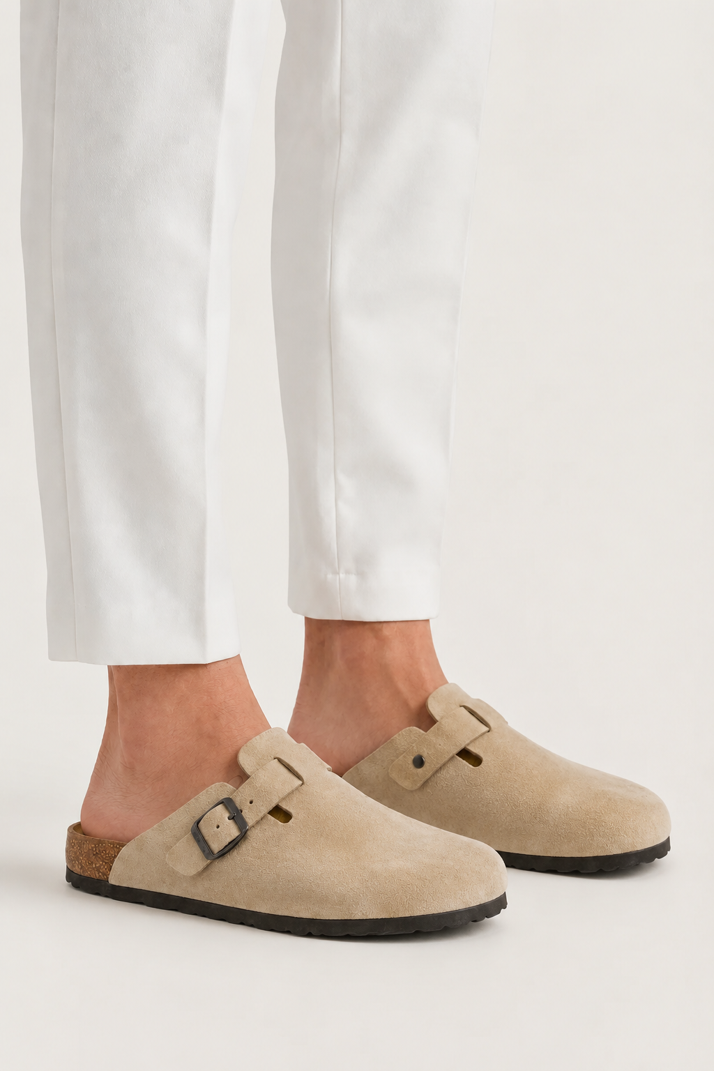 Montreux Wildleder Clog Sandale