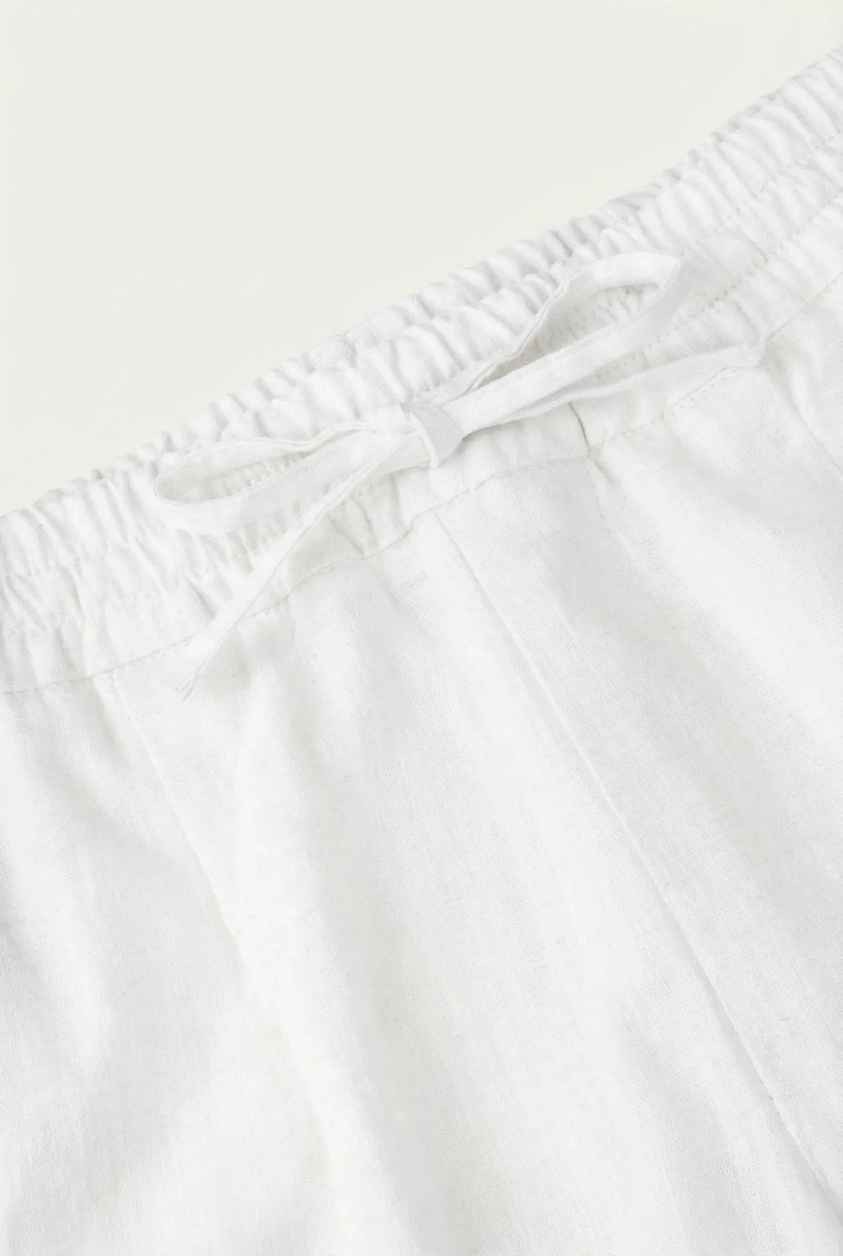 White Linen Bayside Shorts