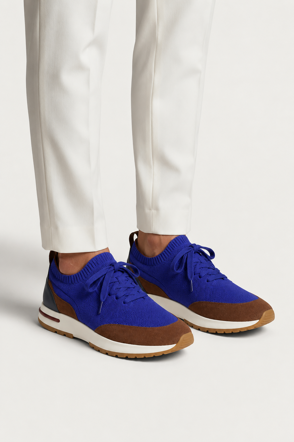 Selano Mesh Slipper Blau/Braun