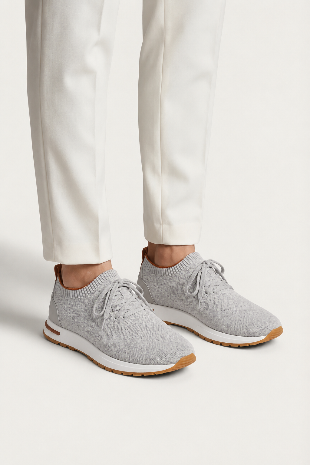 Selano Mesh Slip-On Hellgrau