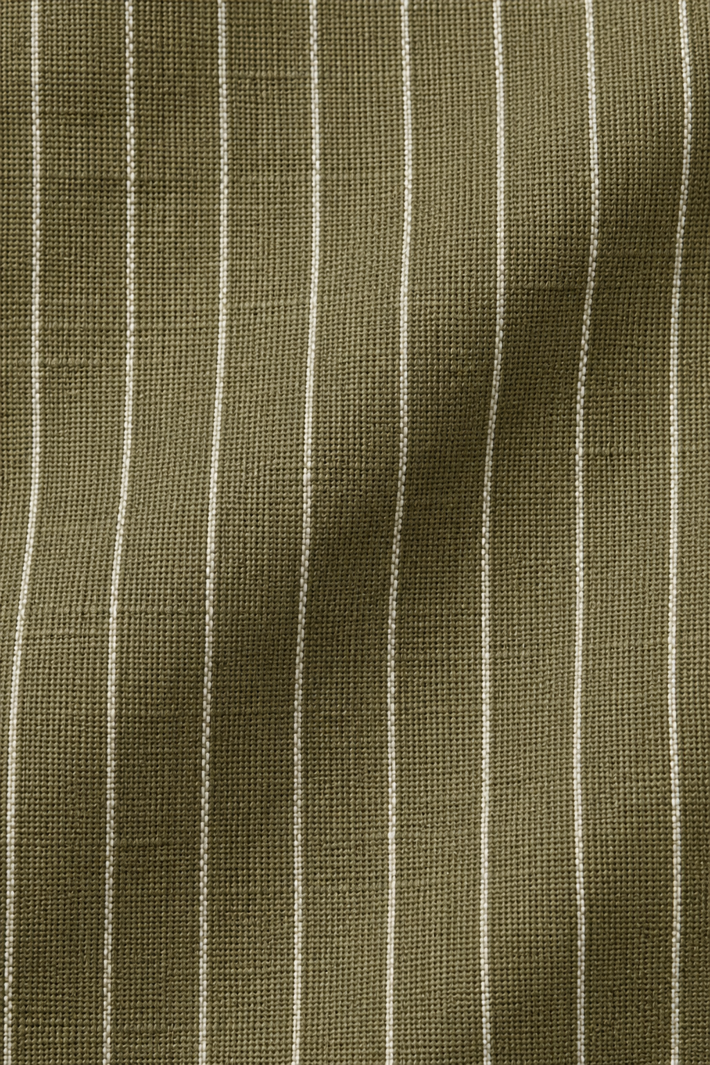 Amalfi Leinenhose mit Streifenmuster Olive