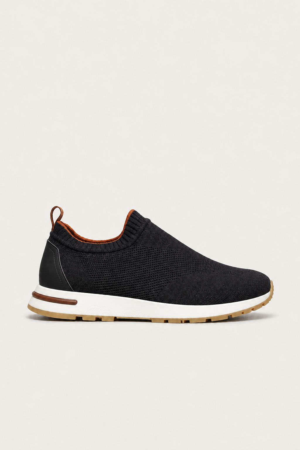Milano Mesh Slip-On Schwarz