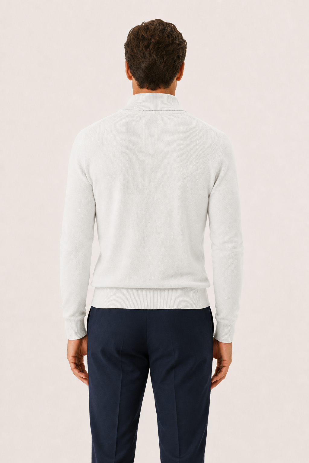 Seravio Quarter-Zip White