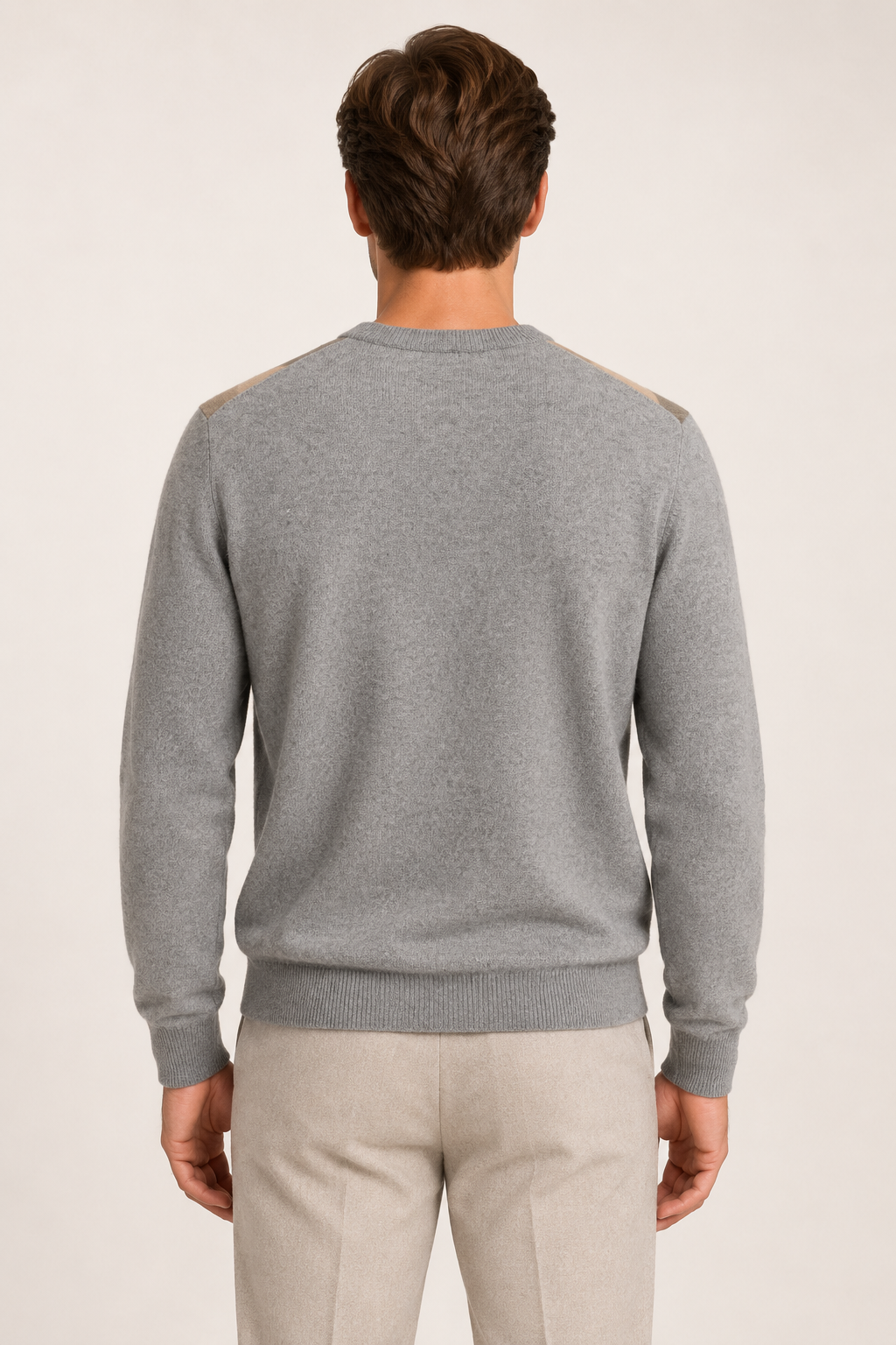 Aelio Argyle Cashmere Crewneck
