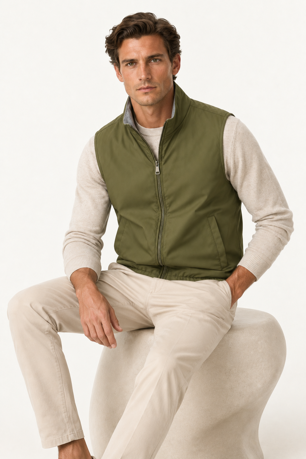 Reverso Bodywarmer Light Green