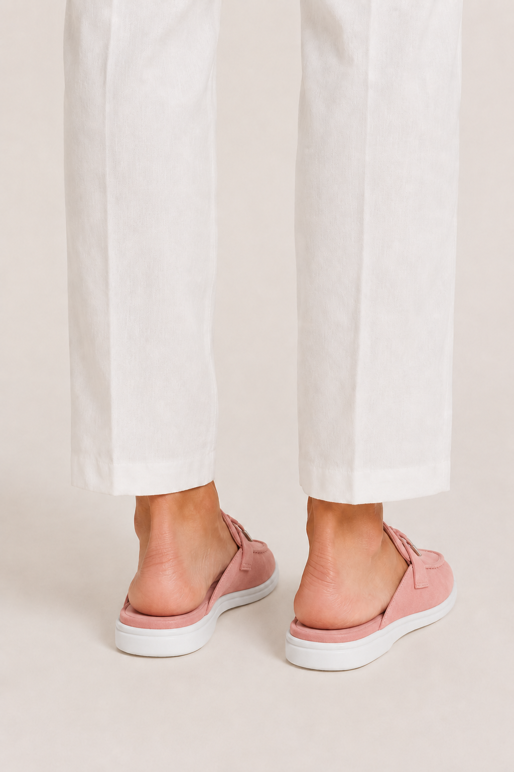 Ahnen-Schnallen-Mule Pink