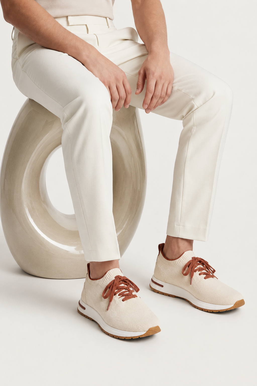 Selano Mesh Slip-On Elfenbein