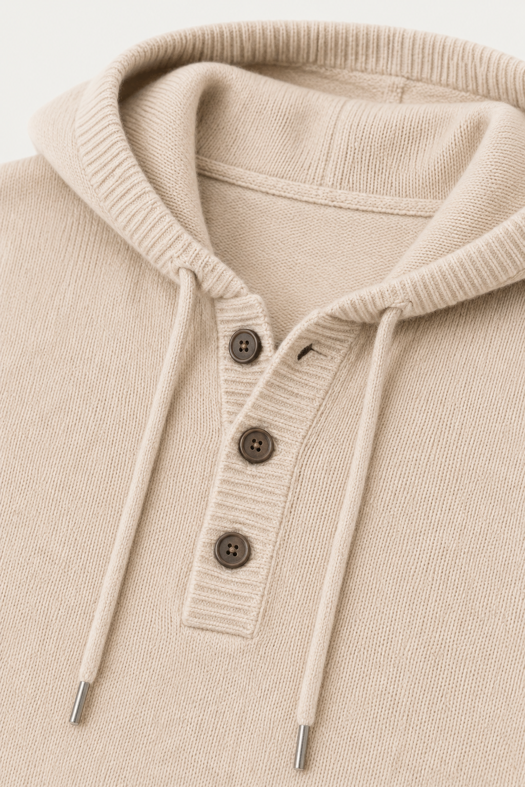 Siena Merino Hoodie Beige