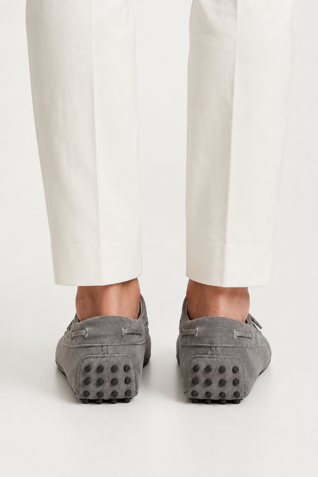 Capri Wildleder Mokassin Grau