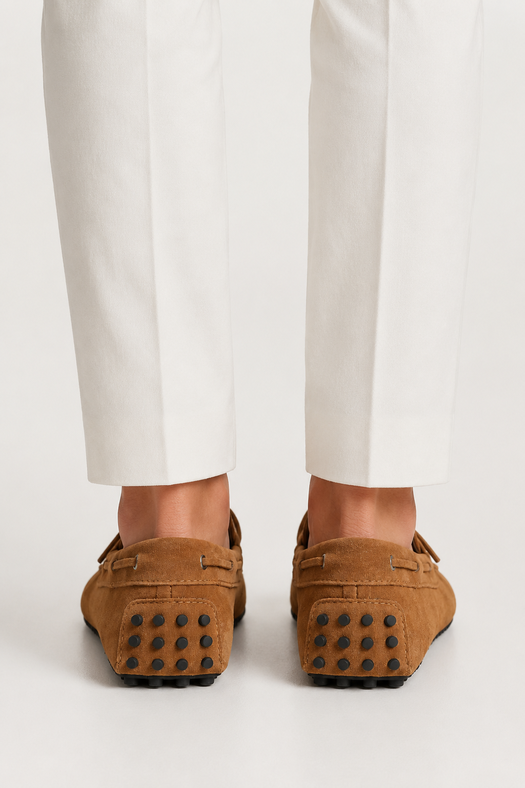 Capri Wildleder-Mokassin Beige