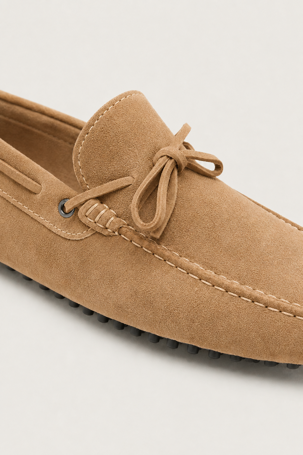 Capri Wildleder-Mokassin Beige