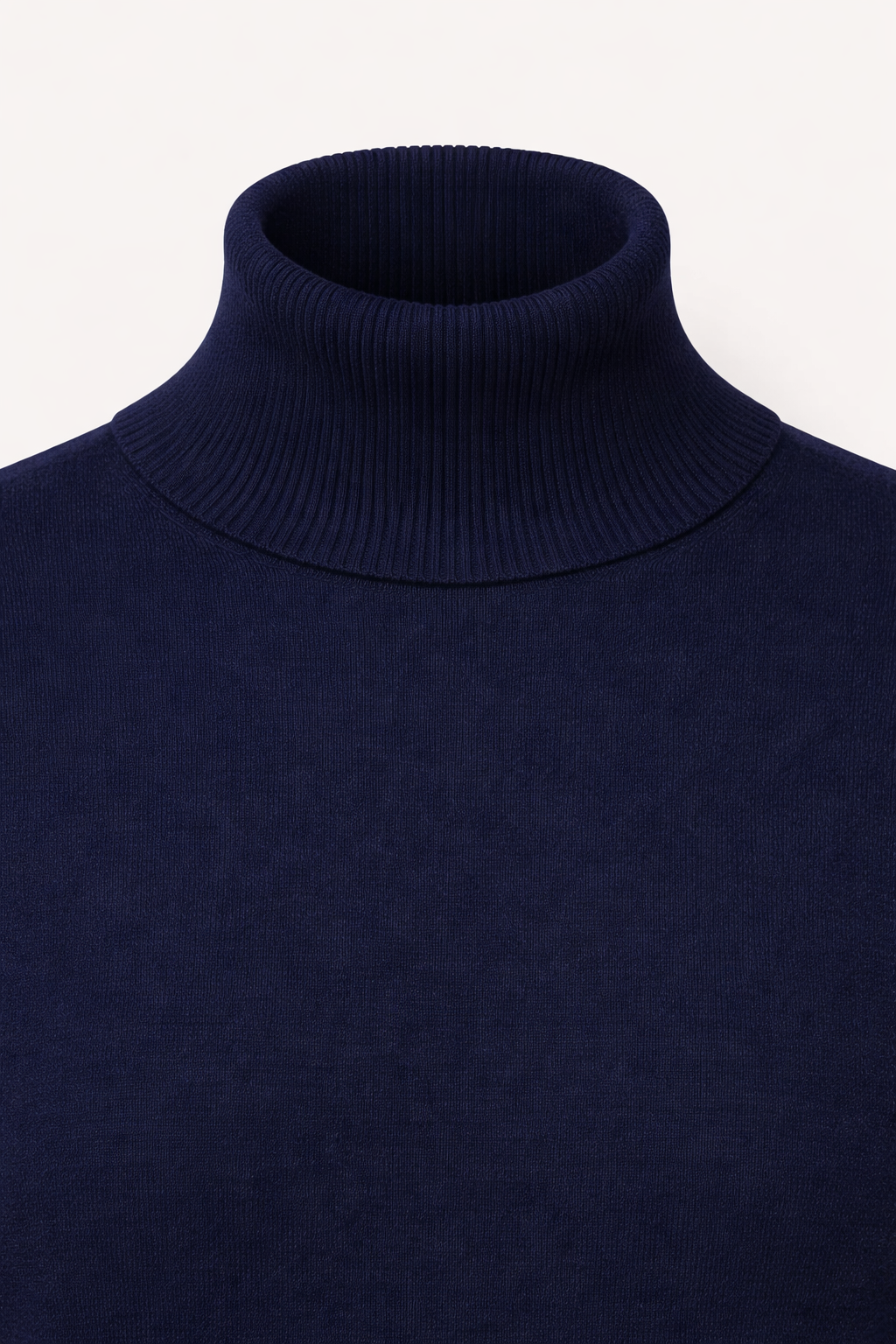 Zeitloser Rollkragenpullover Marineblau