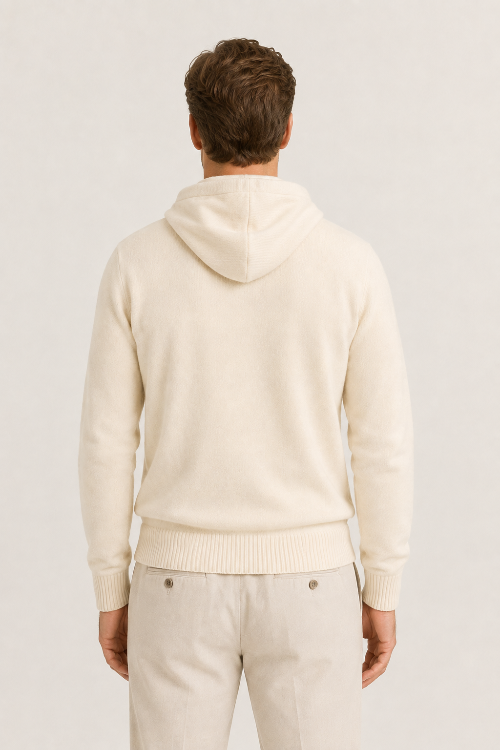 Siena Merino Hoodie Ivory