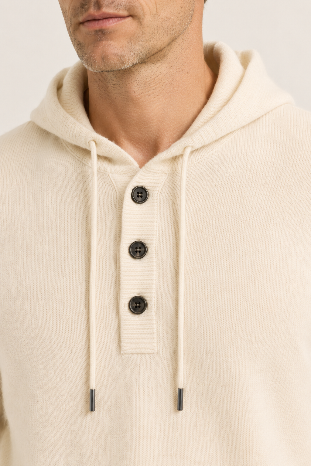 Siena Merino Hoodie Ivory