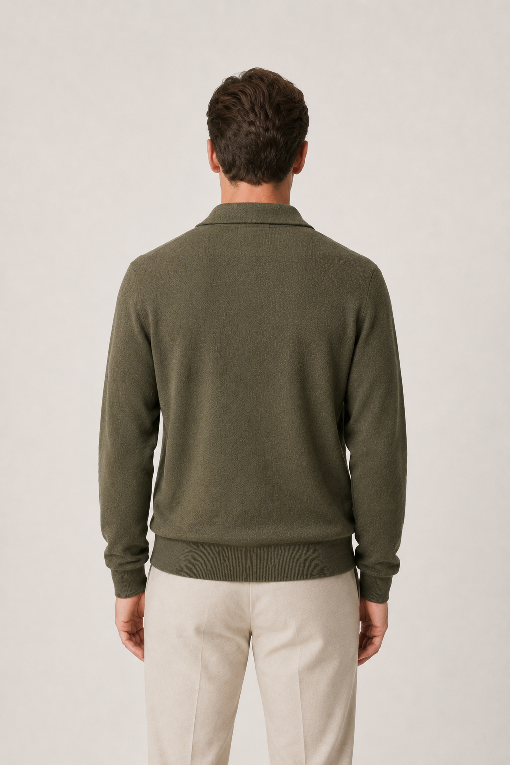 Venturi Merino Cardigan Army Green