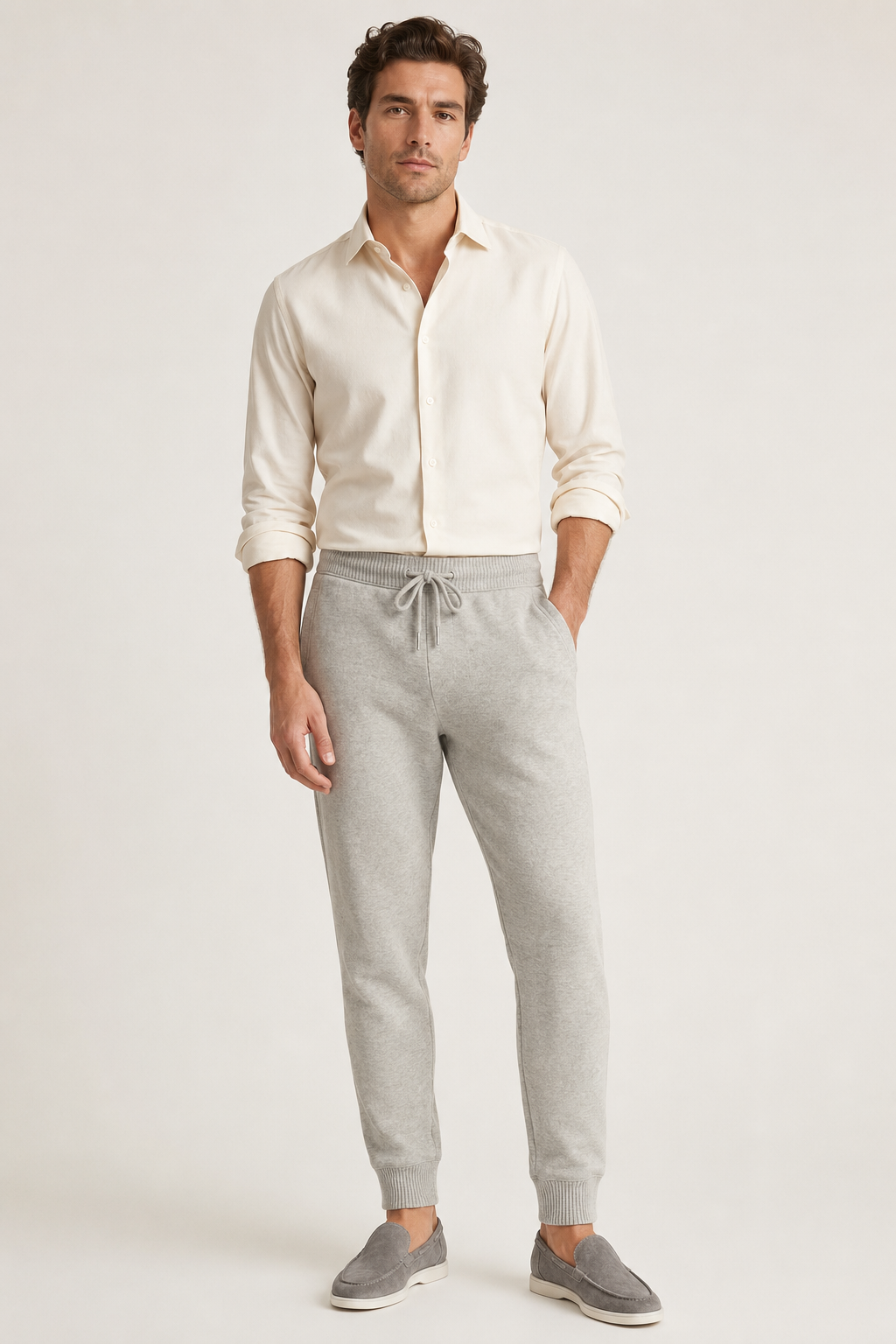 Salvatore Lounge Trousers Grey