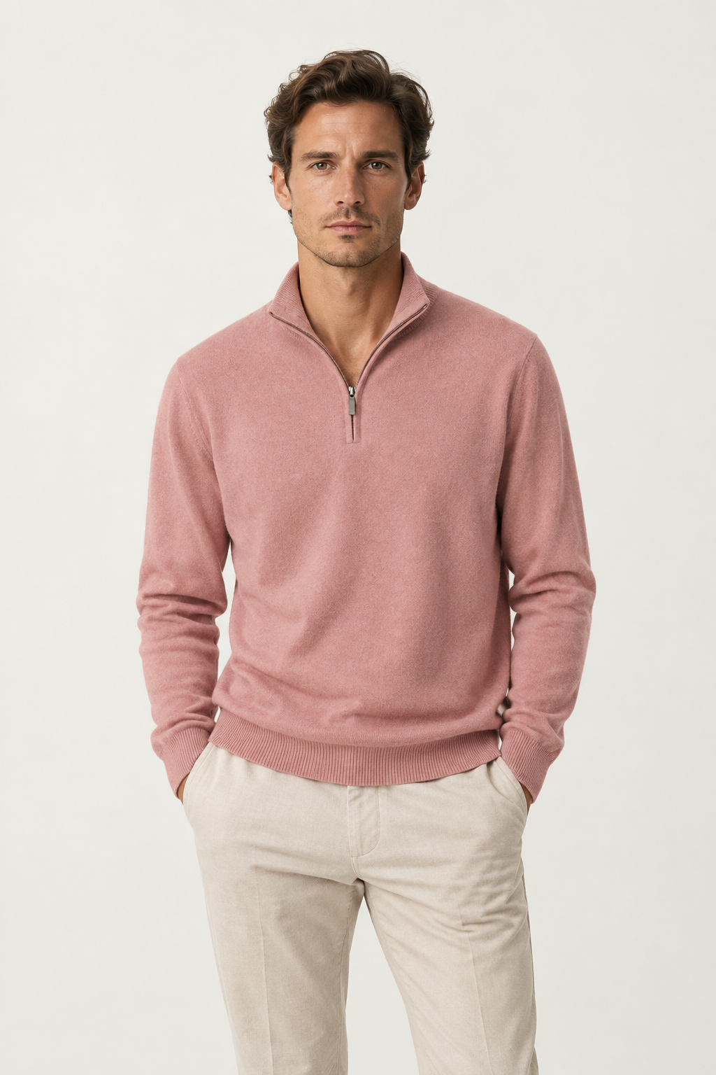 Seravio Quarter-Zip Pink
