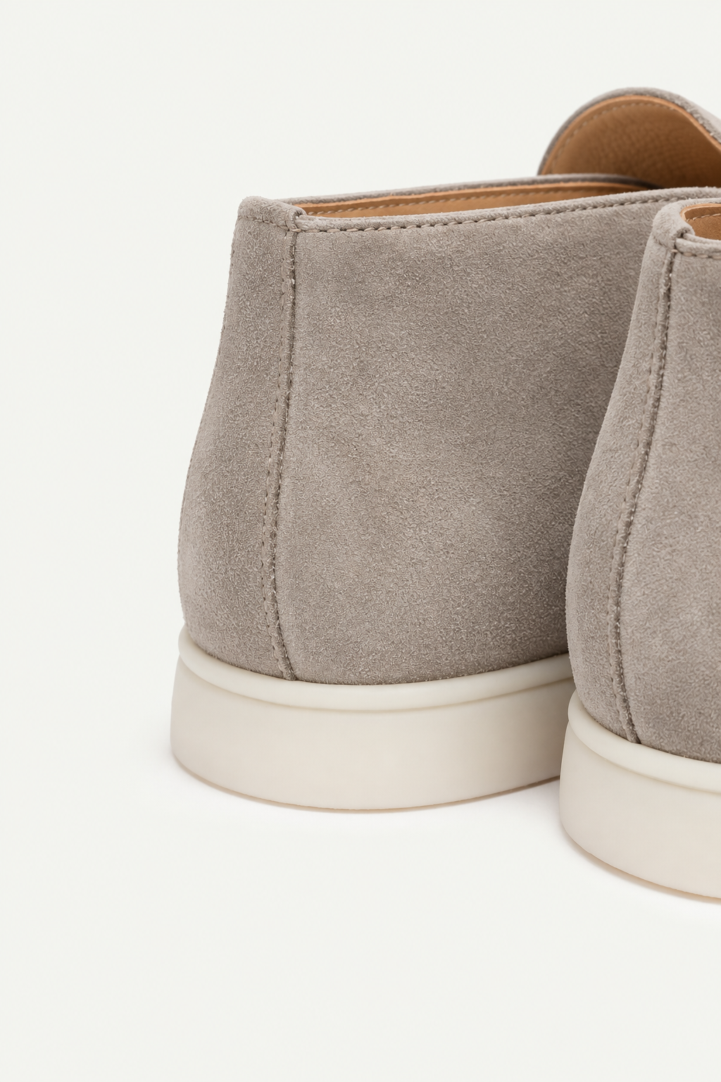 Cortina Wildleder-Loafer Hellgrau