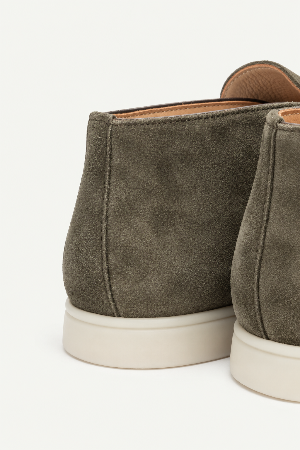 Cortina Suede Loafer Dark Taupe