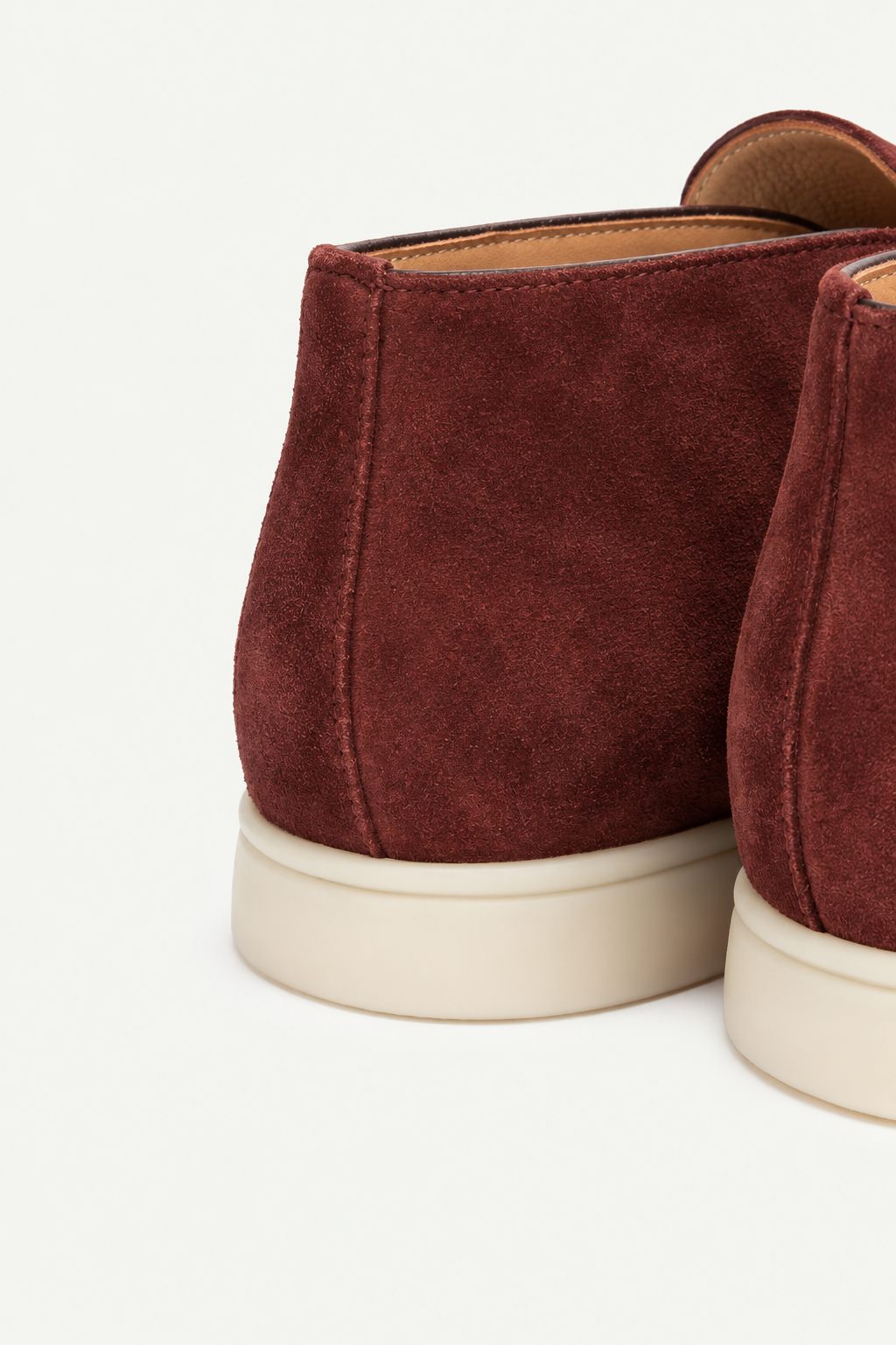 Cortina Suede Loafer Burgundy