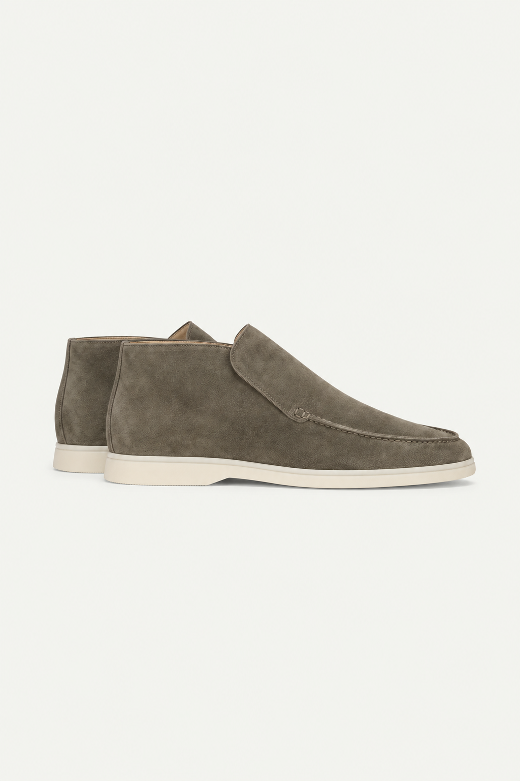Cortina Suede Loafer Dark Taupe