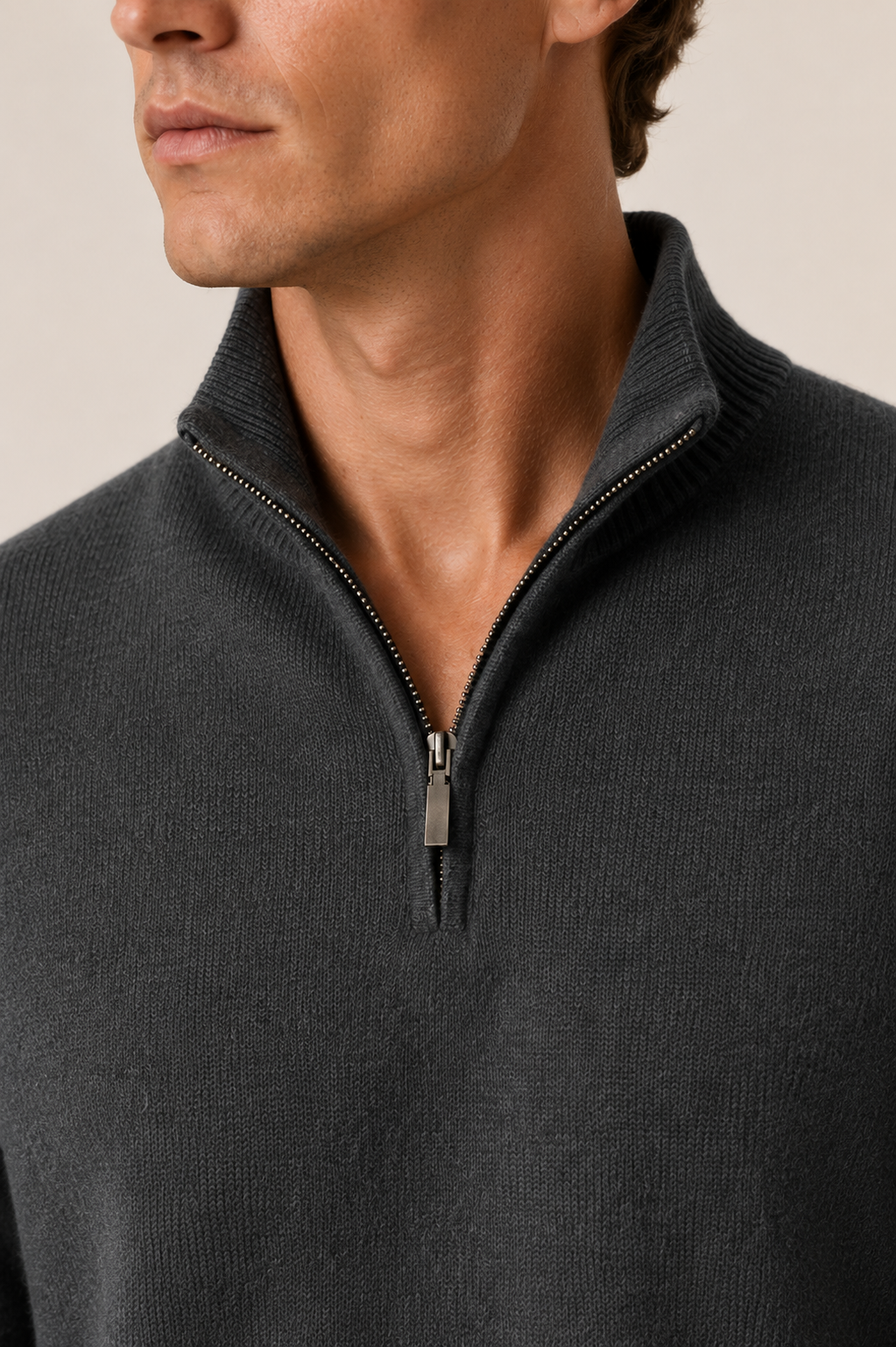 Seravio Quarter-Zip Dark Grey